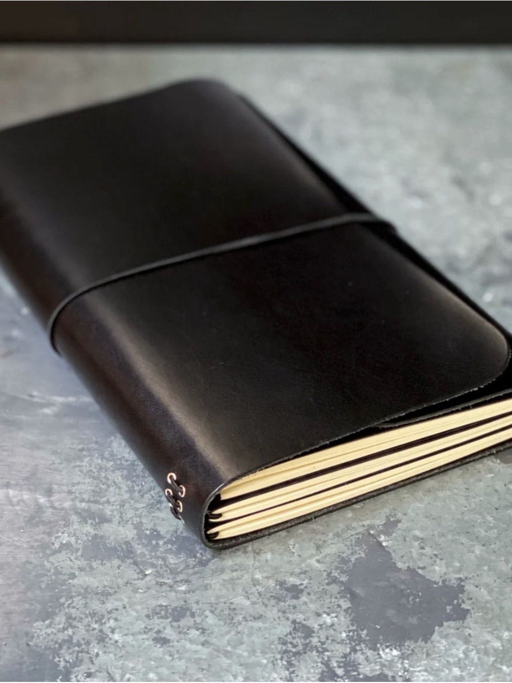 Leather Journal. Made in France.